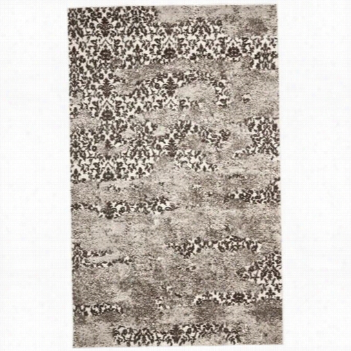 Safavieh Ret28665-1379 Retro Polypropylene Power Loomed Back/light Grey Rug