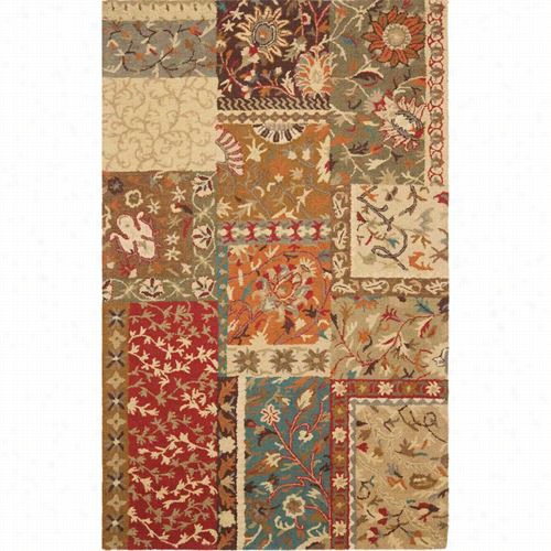 Safavieh Ros151a Roslyn Wool Hand Hooked Multi Rug