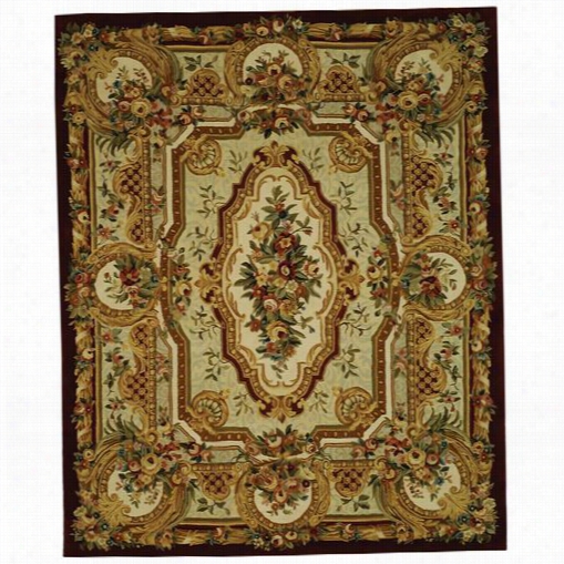 Safavieh Sav204a Ssavonnerie Wool Hand Tuftde Gold Area Rug