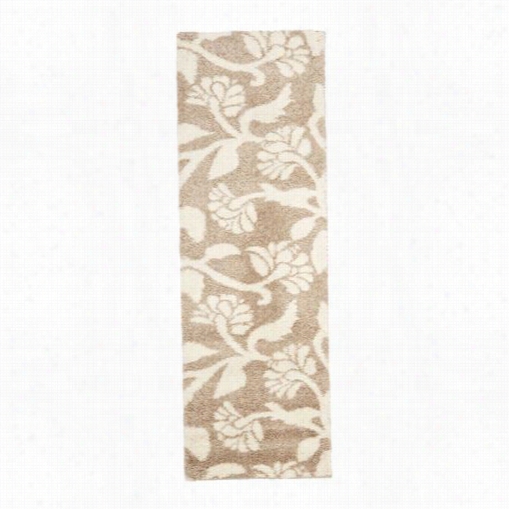 Safavieh Sg459-1311 Flrida Shag Polyproppylene Power Looomed Beige/cream Rug