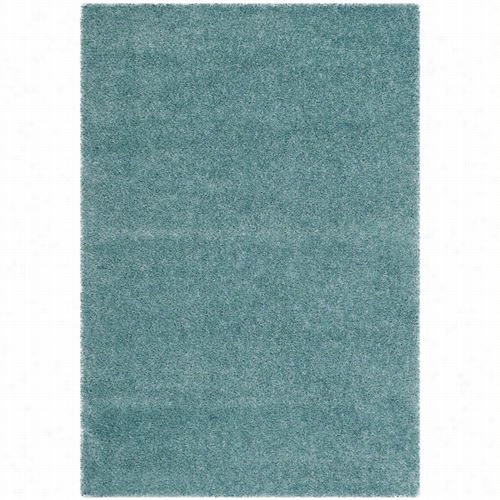 Safavieh Sgc720d Charlotte Shag Polypropylene And Polyester Power Loomed Light Blue Rug