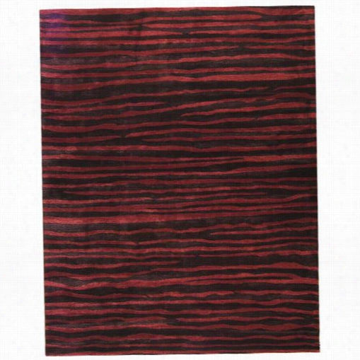 Safavieh Soh426a-5 Soho Wool Hand Tufted Plum Rug