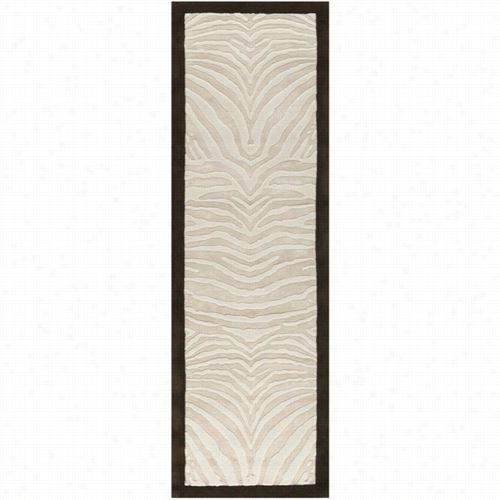 Safavieh Soh443a Soho Wool Hand Tufted Ivory/espresso Rug