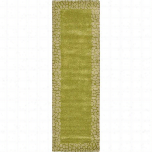 Safavieh Soh739c Soho Wool Hand Tufted Green/light Rug