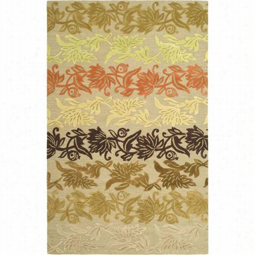 Safaviey Soh824a Soho Wool Habd Tufted Sage/multi Rug