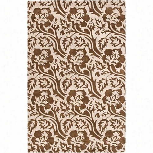 Safavieh Soh844a Soho Wool Ahnd Tufted Brown/ivory Rug