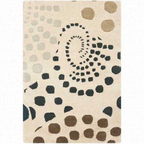 Safavieh Soh859b Soho Wool Hwnd Tufted Beige/multi Rug