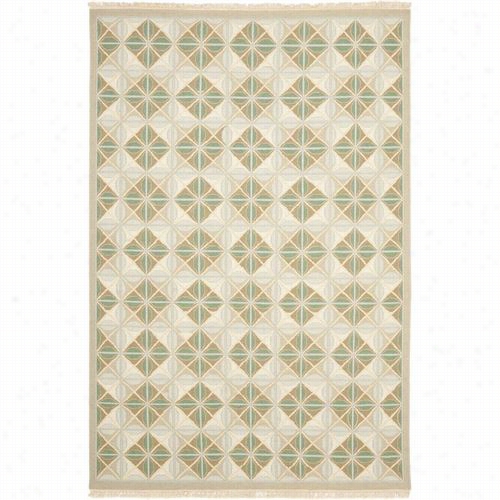 Safavieh Sum422a-8 Sumak Wool Flatweave Blue/beige Rug