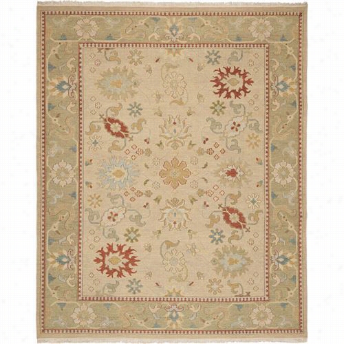 Safavieh Sum4 32a Usmak Wool Flatweave Beige/sage Rug