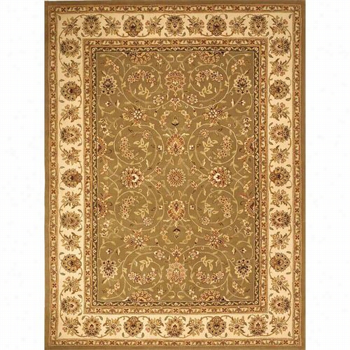 Safavieh Td602b Traditions Wool And Silk Hand Tufte Sagee/ivory Rug