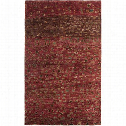 Safavieh Tgr646a Tangier Wool Ad Jute Hand Tufted Red/multi Rug