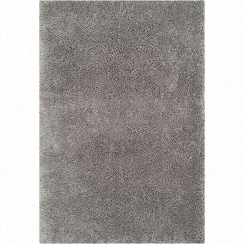 Safavieh Tmf256s Thom Filicia Shag Polyester Pile Hand Tu Fted Silvery Rug