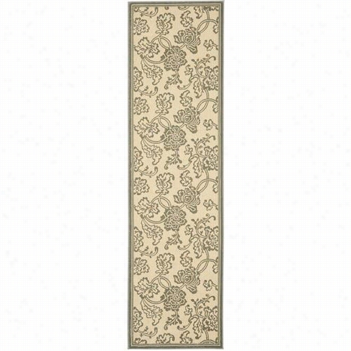 Safavieh Tre219-1z65 Treasures Polypropylene Power Loomed Ivory/bule Rug