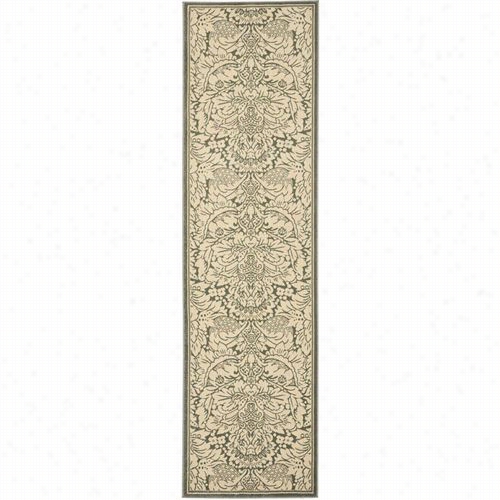 Safavieh Tre221-6012 Treasrues Polypropylene Power Loo Jed Whitish Blue/ivory  Rug