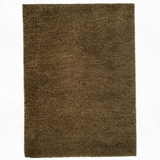 Saffavieh Tri101a-5 Tribeca Wool Hand Knotted Taupe Rug