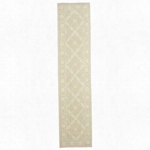 Safvieh Wil324c Wilton Wool Hand Hooked Taupe/ivory Rug