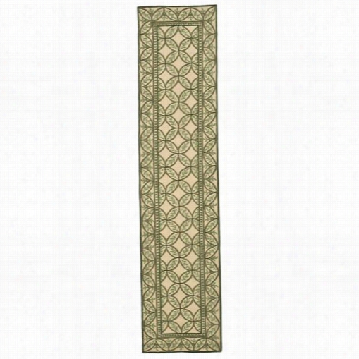 Safavieh Wil330a Wilton Woo L Had Hooked Aupe/green Rug