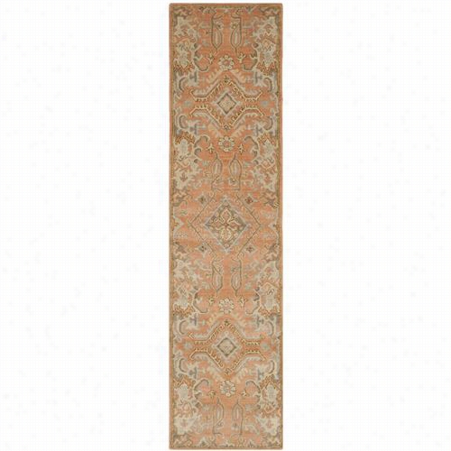 Safavieh Wyd203a Wyndham Wool Pile Hand Tufted Terracotta Rgu