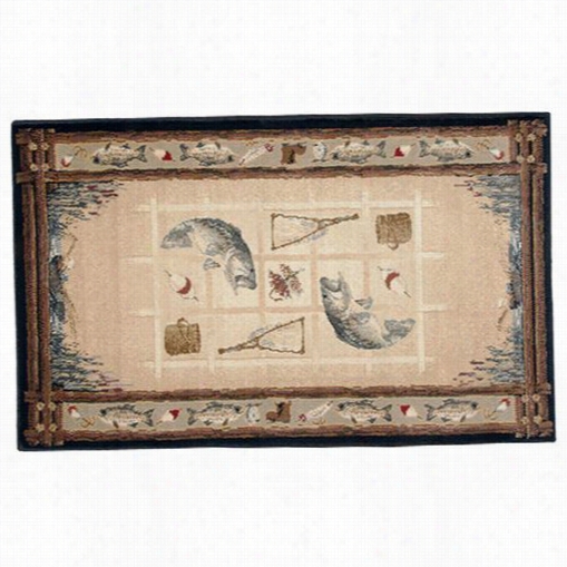 Goods Of Thewoods 1104 Stream Rectangular Rug