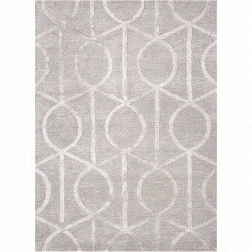 Jaipur Rug1 City Hand-tufted Geometric Patt Ern Wool/art Silk Taupe/ivroy Area Rug