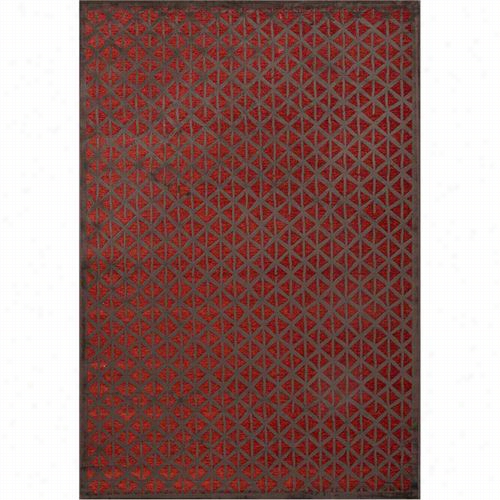 Jaipur Rug1 Fables Machien Made Lustrous Finish Art Silk/chenille Red/brown Area Rug