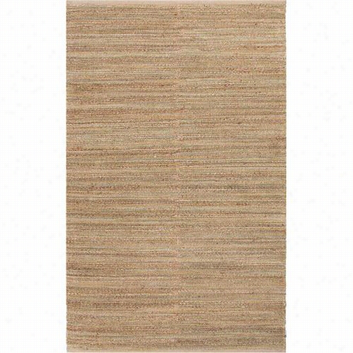 Jaipur Rug1 Himalaya Naturals Solid Pattern Cotton/jute Green/taupe Yard Rug