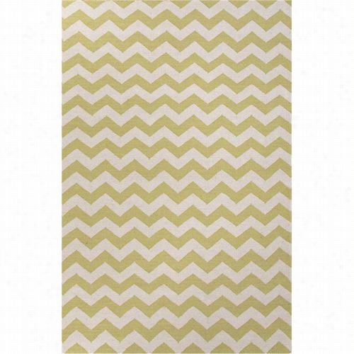 Jaipur Rug1 Maroc Flat-weave Durablewool Green/ivory Area Rug