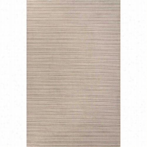 Jaipur Rug1 Pura Vida Flat-weave Stripe Pattern Wool Gray/ivory Area Rug