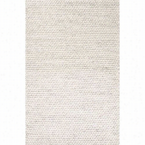 Jaiupr Rug1 Scandinavia Dula Textured Ultra Plush Wool Ivory/gray Area Rug