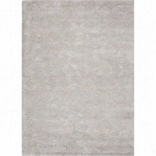 Jaipur Rug109 Baroque Hand-tuft Ed Tone-on-tone Patttern Wool Lbue/gray Area Rug