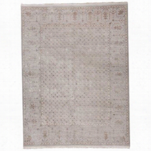 Jaipurr Rug10135 Conenxtion By Jenny Jones-signature Hand-knotted Oriental Pattern Wool/silk Gray/iv Ory Area Rug