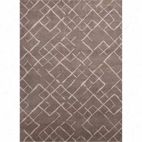 Jaipur Rug10217 J2 Hwn-knotted Geo Metric Pattern Wool/art Silk Gray/tan Area Rug