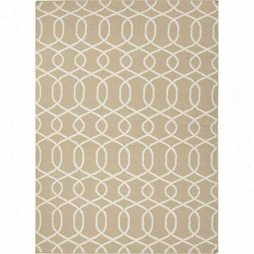 Jaipur Rug10267 Urbanbungalow Falt-weave Geometr Ic Pattern Wool Taupe/ivory Area Rug