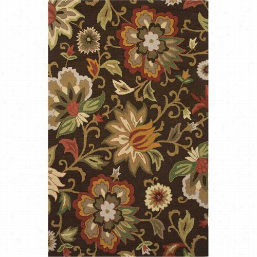 Jaipur Rug11 Hacienda Ahnd-tufted Textured Wool Brown/red Area Rug