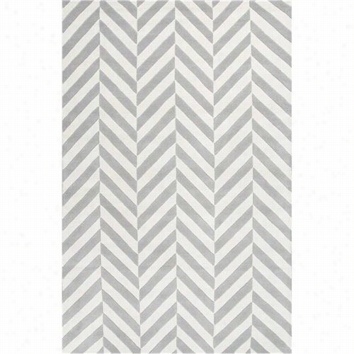 Jaipur  Rug11 Lounge Hand-tjfted Looped And Cut Wool Ivory/gray Stone Area Rug