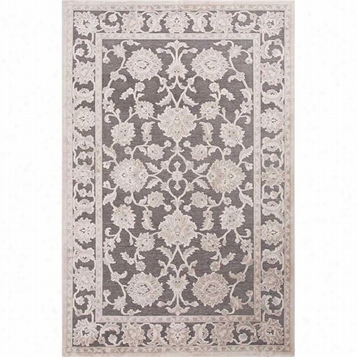 Jaipur Rug1119 Fables Machine Made Lustrrous Finish Art Silk/chenille Gray/ivory Area Rug