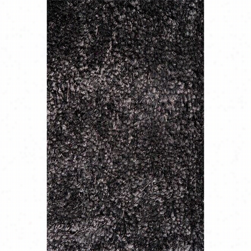 La Rugs Lar-5 Super Shag Black Area Rug