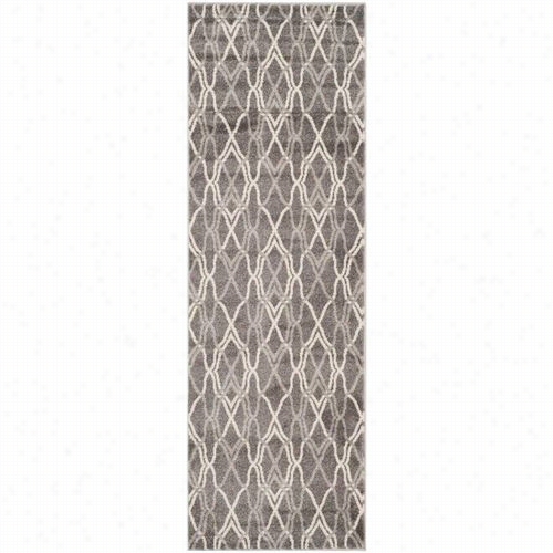 Safavieh Amt417c Amherst Polypropylene Power Loomde Grey/light Grey Region Rug