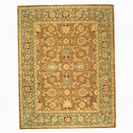 Safavieh An549a Anatolia  Wool Hand Tufted Brown/blue Rug