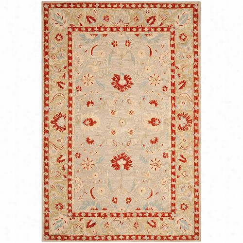 Safavieh An5 71a Anatolia Wool Hand Tufted Ivory/green Rug