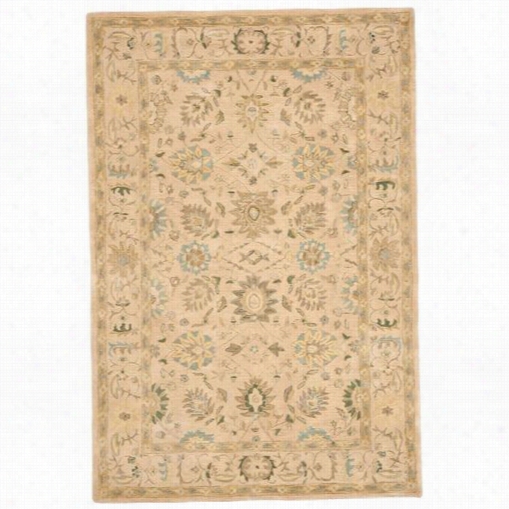 Safavieh An572a Anatolia Wool  Handtufted Taupe/blue Rug