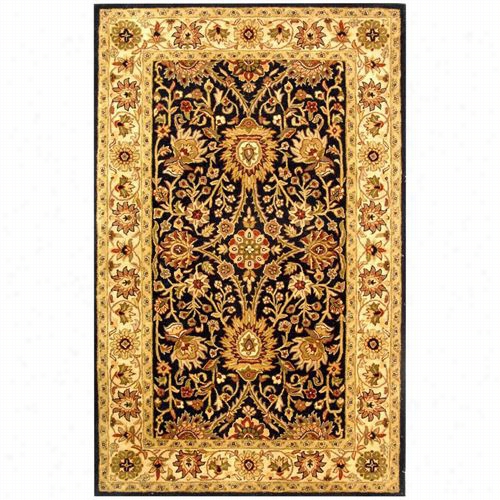 Safavieh At249b Antiquities Wool Index Tufted Black A Rea Rug