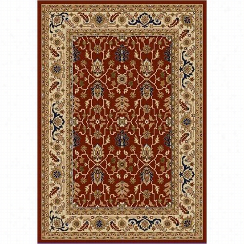 Safavieh Aus1620-4011 Austin Polypropylene Power Loomed Red/creme Area Rug