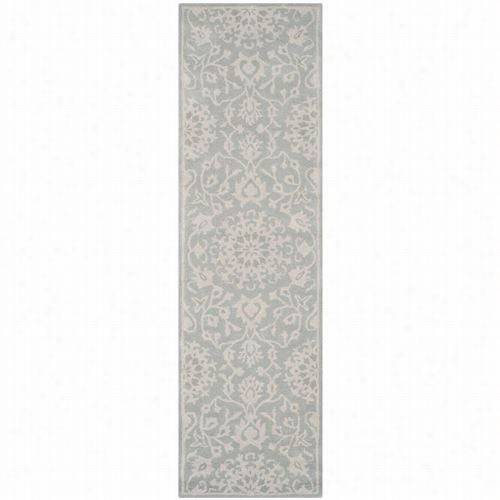 Safavieh Bel446a Bella Wool Hand Tufted Grey/silver Rug