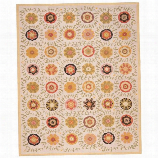 Safavieh Blm951a Blossom Wool And Hooked Ivory/mutli Rug