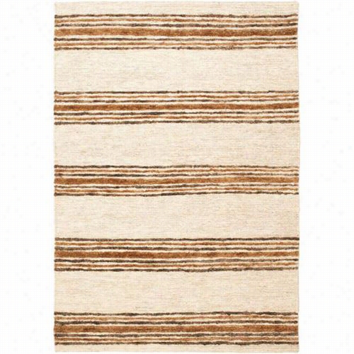 Safqvieh Boh227b Bohemian Hemp Hand Woven Natural/rust Rug