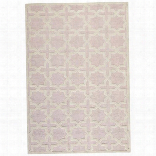 Safavieh Cam125m Cambridge  Wool Han D Tufted Light Pink/ivory Rug