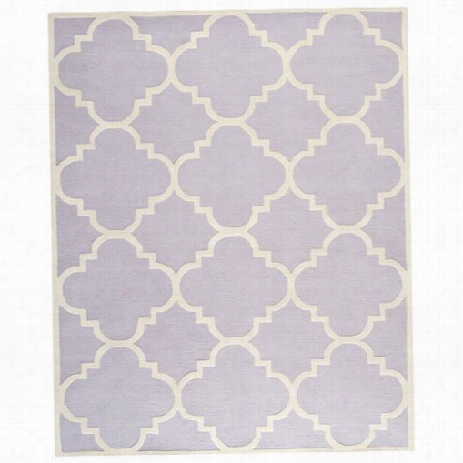 Safavieh Cam140c Cambridge Wool Hand Tufted Lavander/ivory Rug