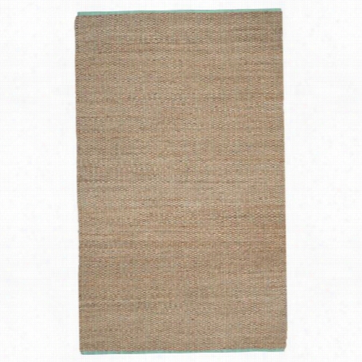 S Afavieh Cap811b Cape Cod 80% Jute 20% Cotton Hand Woven Aqua Rug