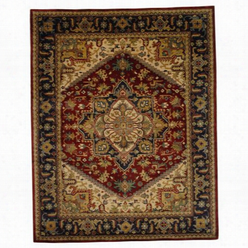 Safavieh Cl225a Classic Wool Hand Tufted Assorted/red Rug